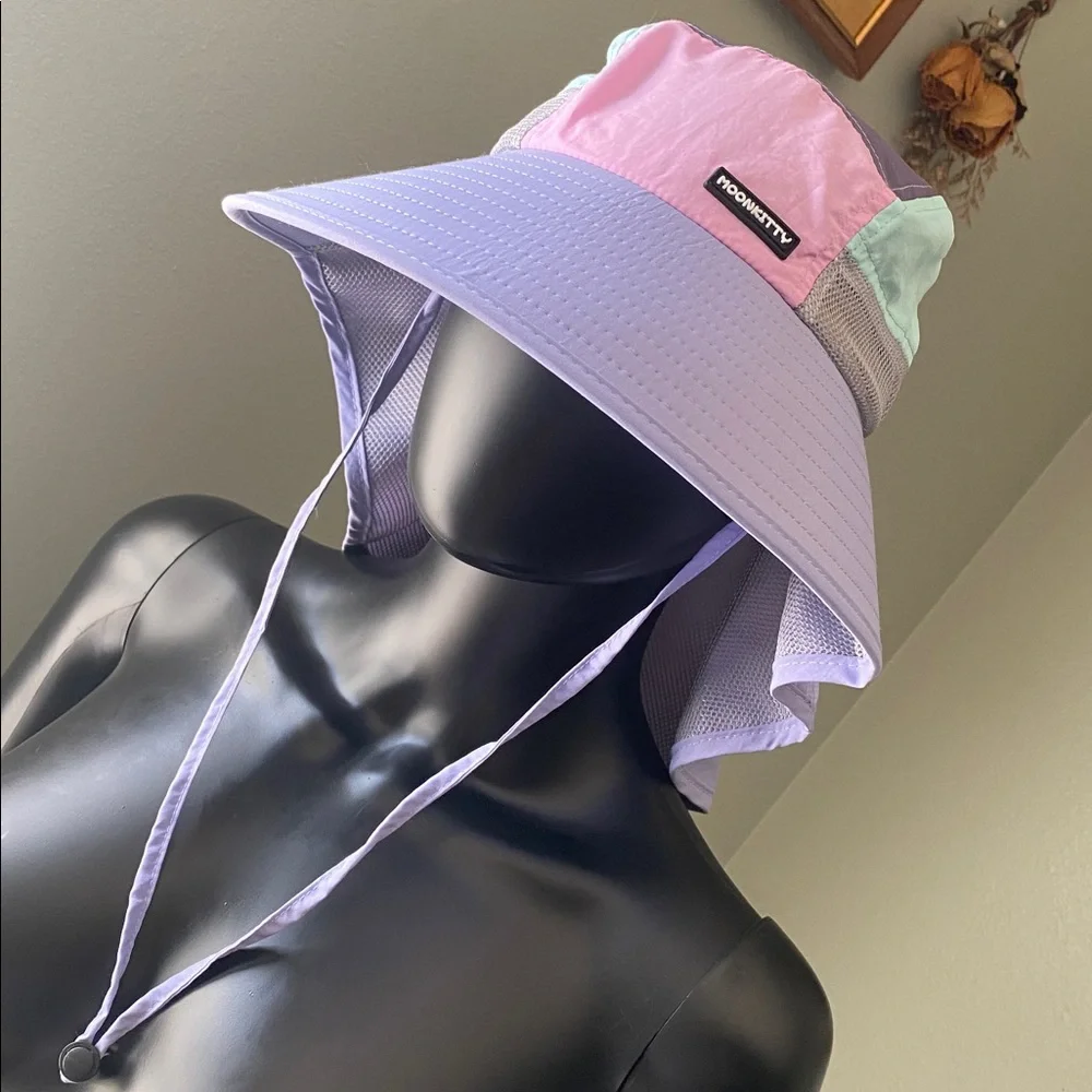 MOONKITTY Girls Colorful Bucket Hat with Pastel Shades - Picture 13 of 15